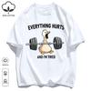 The Great Goose Striving For Fitness T-Shirt Unisex Loose Cotton Tee Trendy Summer Short Sleeve Unisex All-Match Hip Hop Clothing