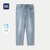 HLA Men's 25SPRINTING SMILE Tapered Cropped Jeans