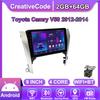 Android Car-Play Car Radio For Toyota Camry V50 2012-2014 Multimedia Player Head Unit Stereo GPS Navigation BT WIFI,2+64GB