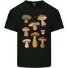 Mushroom Faces Foraging Mycology Unisexs Light Cotton TShirt