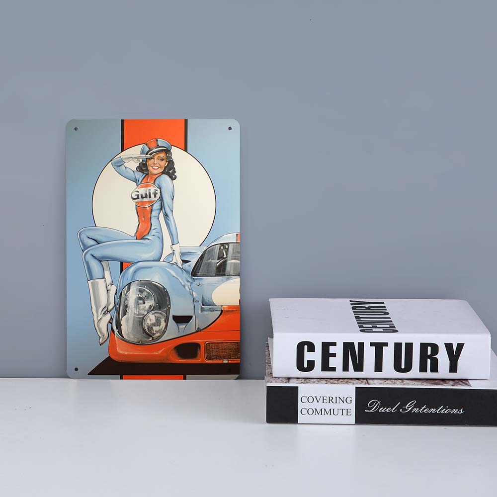 Oil Metal Sign Car Tyres Poster Decorative Garage Bar Club Cafe Man Cave Vintage Wall Art Tin Painting Plaque Home Decor 20x30cm