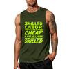 Men's Sleeveless Casual Tank Top Labor Day Graphic Print Muscle Fit Comfortable Lightweight Summer Shirt