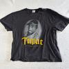 T-shirt Grafica Society Tupac California Love da Uomo Taglia Media Manica Corta Unisex