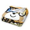 Aggretsuko Warm Soft Blanket  Students Plush Throw Blanket Novelty Living Room Flannel Bedspread Sofa Bed Cover