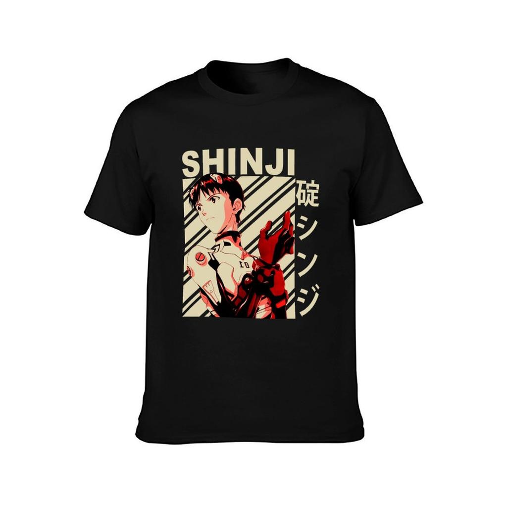Shinji Ikari - Vintage Art T-Shirt Man T Shirt Cute Clothes Boys Animal Print Graphics Men Tshirt