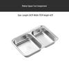 304 Stainless Steel Divided Lunch Box Tray with Lid