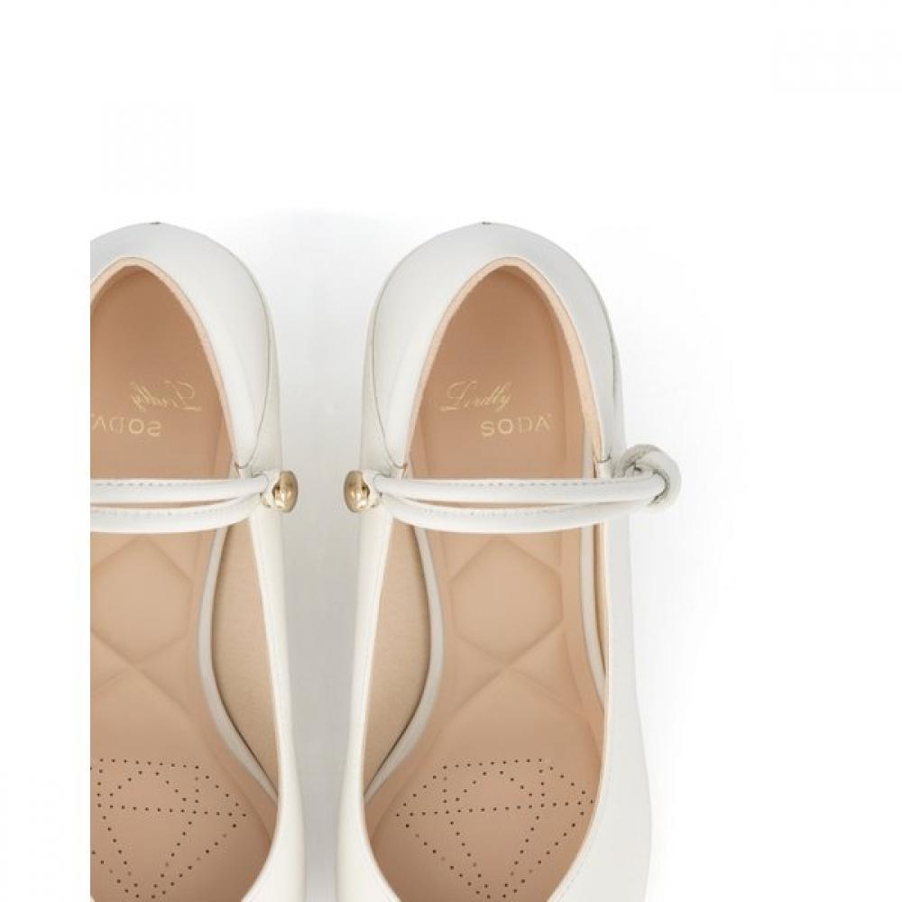 SODA Women S Two Way pumpS Ivory 5cm alS310lS31