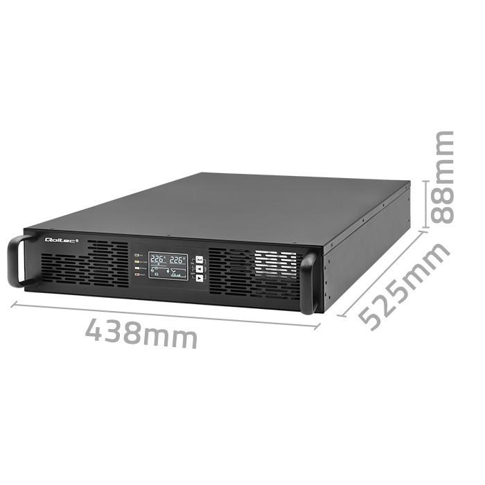 UPS for RACK | 2kVA | 2000W | Power Factor 1.0| LCD | On-line