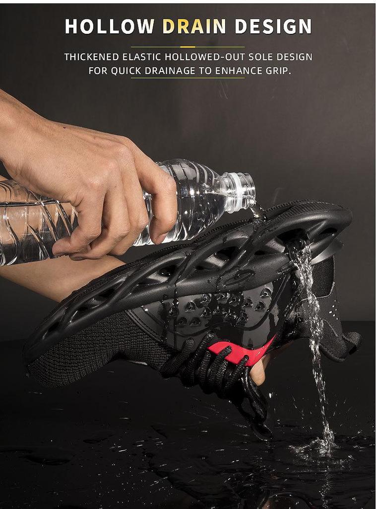 Summer Breathable Anti-smash Anti-puncture Safety Shoes with Lightweight Shock Absorption and Comfortable Flying Woven Upper