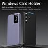 Für Samsung Galaxy S25 S23 S24 S26 Ultra S25Plus Hülle Original PU-Leder Kartenfach Flip Smart Display Transparente Fensterabdeckung