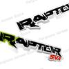 PBJU7 Car 3D Metal RAPTOR SVT Logo Sticker For Ford Fiesta F150 F250 F350 Rear Trunk Auto Door Sticker Car Styling Accessories
