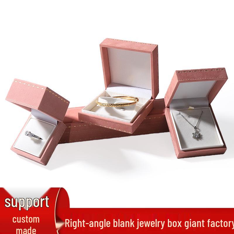 Elegant Italian Hot Stamping Lace Jewelry Box for Bracelets, Pendants, Necklaces, and Rings
