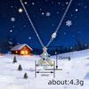 Christmas Christmas Tree Necklace Female, European And Korean Colored Wax Inlaid Star Tiktok Holiday Ins Wind