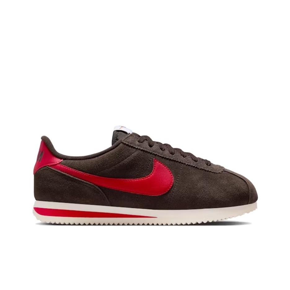 Nike Cortez Velvet Brown University Red Women Sneakers Sail IB1857-200