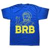 Jesus Brb Funny God Jesus Faith Resurrection Christian Gift Funny Gamer Tshirt 100 Cotton Graphic Print Men Clothing