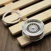 Popular Novel Car Auto Metal Mini Wheel Rim Tyre Key Chain Keyring Adjustable Keychain Accessories
