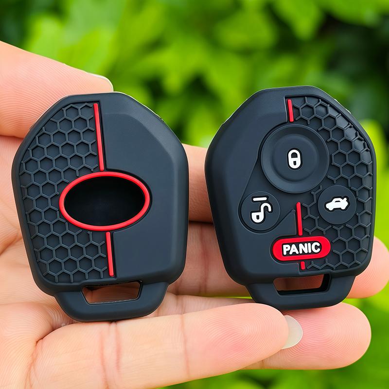 New 4 Buttons Silicone Car Key Case Cover For Subaru Crosstrek Forester Impreza Legacy Outback Tribeca Wrx Sti Xv Crosst