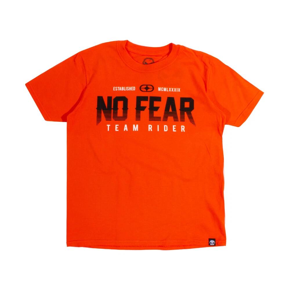 No Fear KIDS Orange  Team Rider  T-Shirt L
