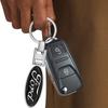 3D Styling Metal Car Key Ring Anniversary Badge Keychain Accessories For Ford Focus Mondeo Kuga Fiesta MK7 Escort Explorer Edge 2 4 MK2 MK4