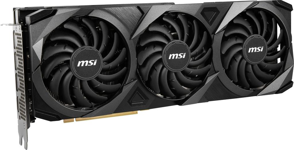 MSI GeForce RTX 3070 Ti VENTUS 3X 8G OC Gaming Graphics Card 8GB GDDR6X 1800 MHz PCI Express Gen 4 3x DP v HDMI [Refurbished] - 256-bit 1.4a 2.1 (4K