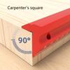 Portable Woodworker Ruler Aluminum Alloy Carpentry Marking Tool Versatile Pocket Ruler Lightweight for Carpenter