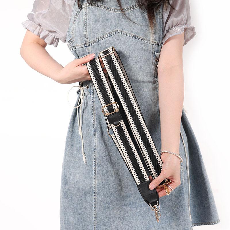 Einfarbige Schräge Span Tasche Schultergurt Zubehör Einzelne Schulter Crossbody-Gurt Verstellbarer Ersatz-Taschengurt Lanyard