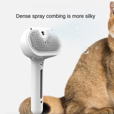 Household Pet Spray Pull Hair Comb Pet Hairdressing Comb USB Rechargeable Cat & Dog Grooming And Care Device