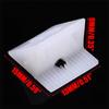 50pcs Furniture Chest Drawer Bottom Repair Fixing Mending Wedges Drawer Angle Code Bracket Fastener with Screws