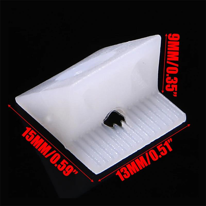 50pcs Furniture Chest Drawer Bottom Repair Fixing Mending Wedges Drawer Angle Code Bracket Fastener with Screws