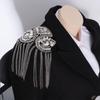 Rhinestone Shoulder Board Epaulets Shoulder Flash Exquisite Theatre Armband  Suit