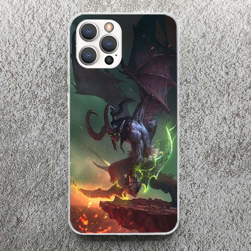 W-World Of W-Warcraft W-Wow Phone Case For iPhone 17 16 15 14 13 12 11 Pro Max Mini Plus Air 7 SE 8 Soft Silicone Print Shell Fu