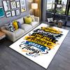 Motivational Typography Carpet Suitable As a Non-slip Mat for the Living Room or Bedroom Sofa