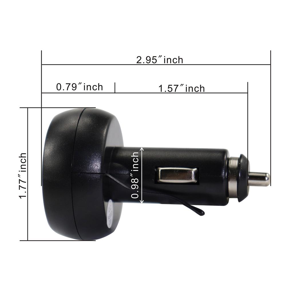 3-in-1 Multifunctional Digital Voltage Temperature Monitor Multimeter Car Motorcycle Battery Voltmeter Temperature Tester