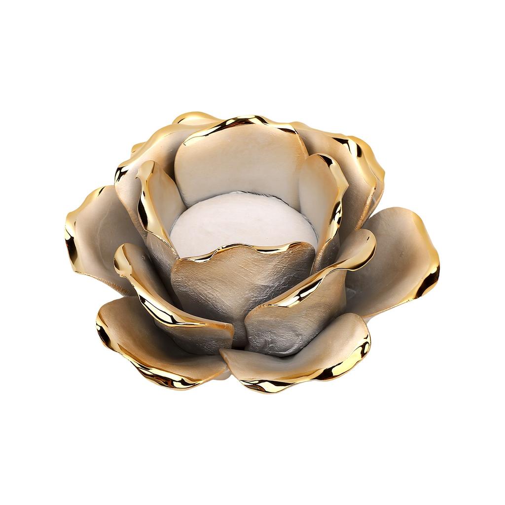 Flower Tealight Candle Holder Decorative Candlestick Stand Table Decor for Home Wedding Party