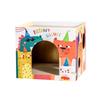 VZZS Interactive Cartoon Cat Bed & Scratcher