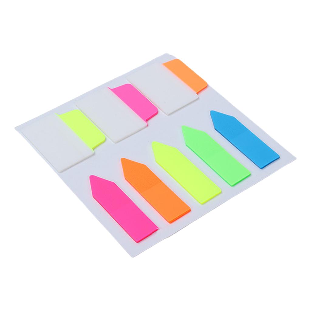 120/160Pcs Colorful Index Label Self Adhesive Notes Page Marker Bookmarks Writable File Label for Marking Highlighting
