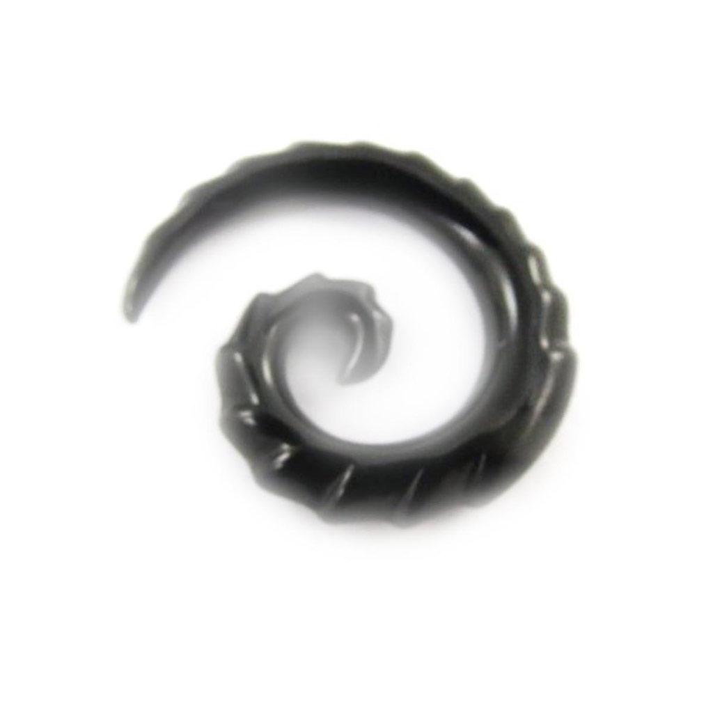 Les Trésors De Lily [J4115] - Black Acrylic Spiral 3 Mm