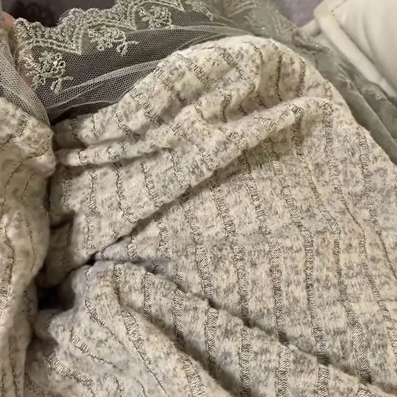 Pullovers Women Long Sleeves Autumn Winter Cotton Blouse Oversized Comfortable Stretch  Solid Color Round Neck Lace Loose Tops