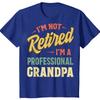 Funny Fathers Day Retired Grandpa TShirt Summer Men Fashion Vintage Summer Style Cotton Short Sleeve Oversized Tshirt Tops