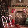 90cm Aufblasbarer Weihnachtszuckerstangen-Ballon Gehstöcke 2025 Weihnachtsdekoration für Zuhause 2025 Neujahrspartyartikel Kindergeschenk