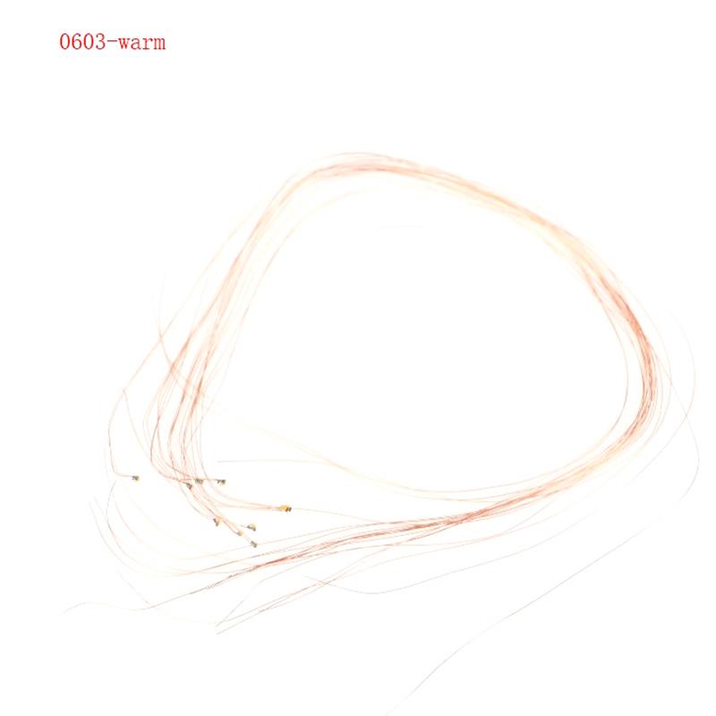 

10pcs/Lot 0402 0603 SMD Lamp Wired Micro Led Pre-soldered Micro Litz Wired Chip 20cm 3V Railway Model Scenes 0603-warm