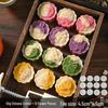 Mid-Autumn Mooncake Press - Flower Ice Skin Mold for Pastry & Mung Bean Cake