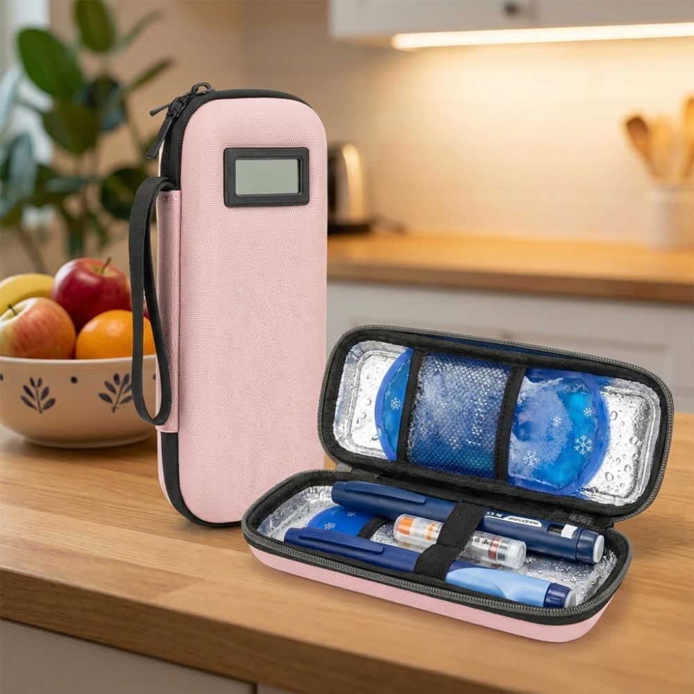 Thermal Insulated Insulin Cooling Storage Case Waterproof Insulin Cooler Travel Case  Pill Storage