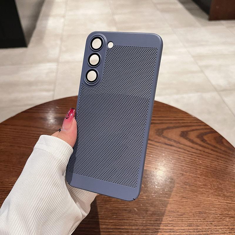 Applicable to Samsung S11UItra breathable heat dissipation grid mobile phone case S11 matte lens all-inclusive NOTE11 hard case