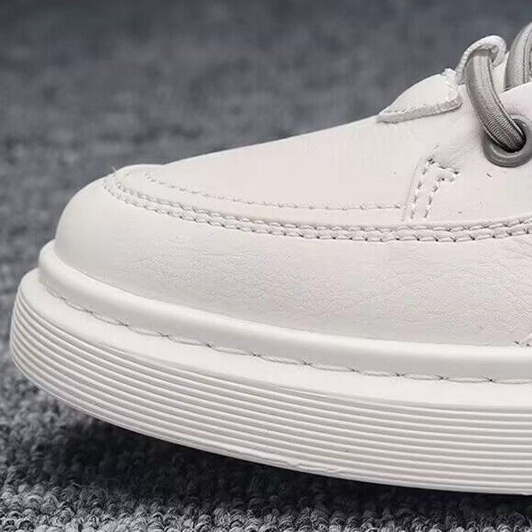 Elastic Lace-up Men's Shoes Casual Canvas Shoes All-match Small White Shoes Board Shoes Sneakers Korean Version Trend Shoes