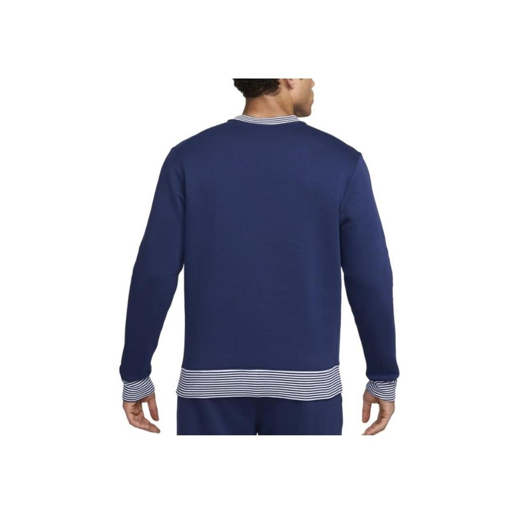 Nike Club Tottenham Hotspur Striped Letter Football Sports Soft Crewneck Sweatshirt Men Sweatshirt Binary-Blue FQ3011-424