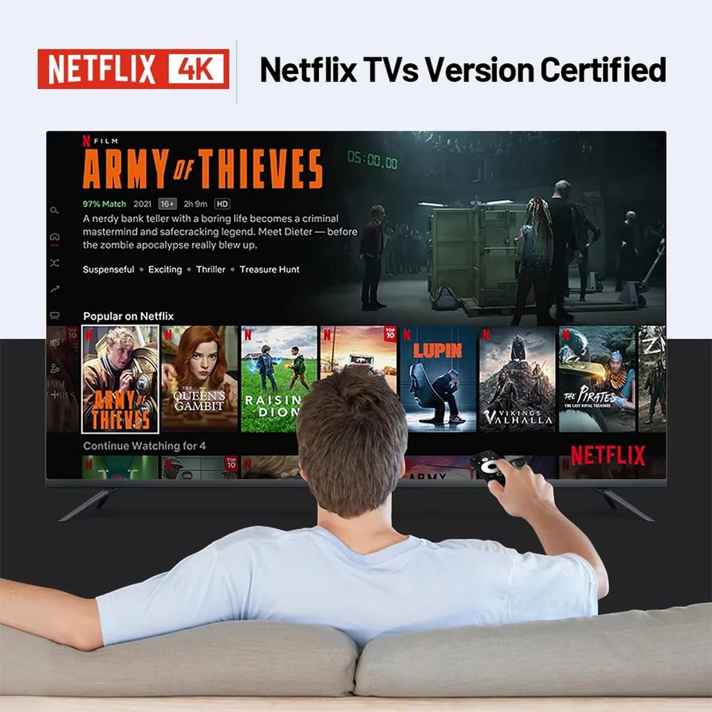 Android 16 Smart TV Box 8GB 128GB  32G 64G Google Assistant Dvojité Wifi BT6.0 5G 8K Video Prehrávač Set Top Box Rýchly PK3518