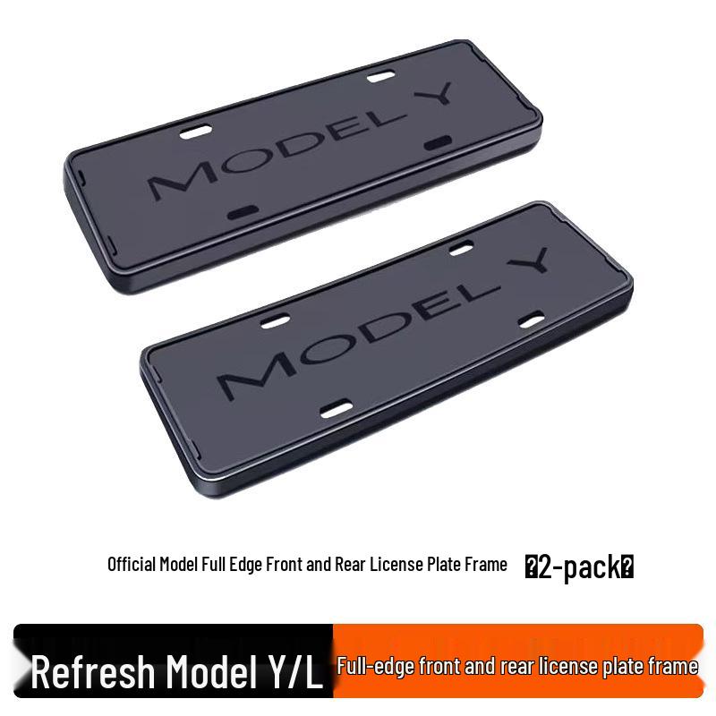 Tesla Model Y/3 License Plate Frame & Bracket Cover