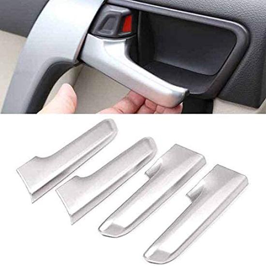 Wellvie Prado 150 Series TX Exclusive LAND CRUISER PRADO Inner Door Knob Cover Inside Interior Garnish Set of 4 Parts Dress Up