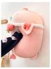 Cute Strawberry Piglet Plush Doll Pillow - Perfect Birthday Gift & Backrest